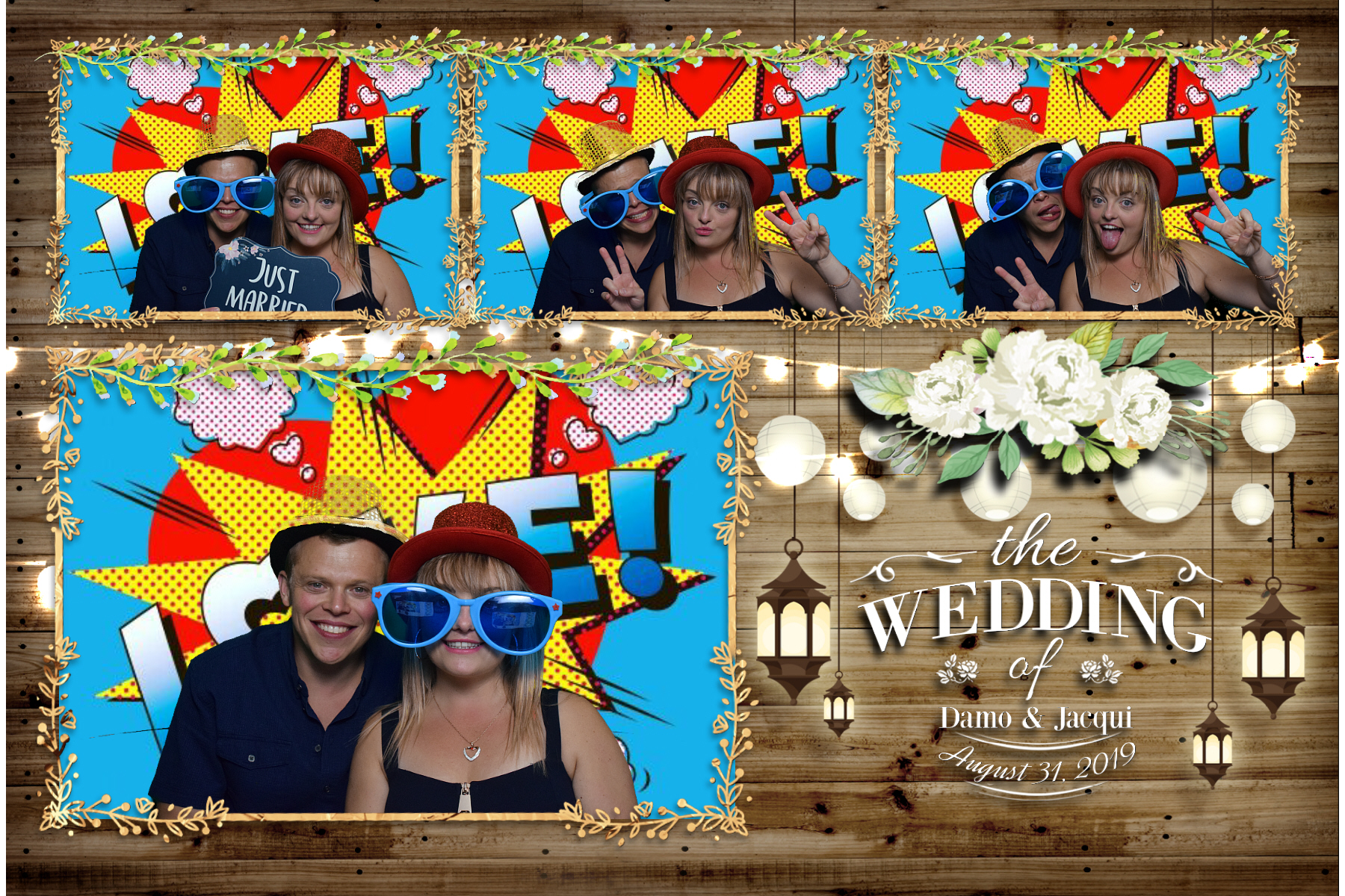 Damo and Jacqui | View more photos from the event at gallery.blissbooth.co.uk/u/BlissBooth/Damo-and-Jacqui